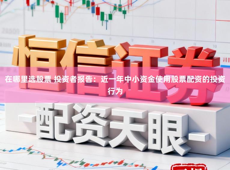 在哪里选股票 投资者报告：近一年中小资金使用股票配资的投资行为